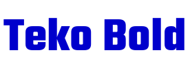 Teko Bold フォント